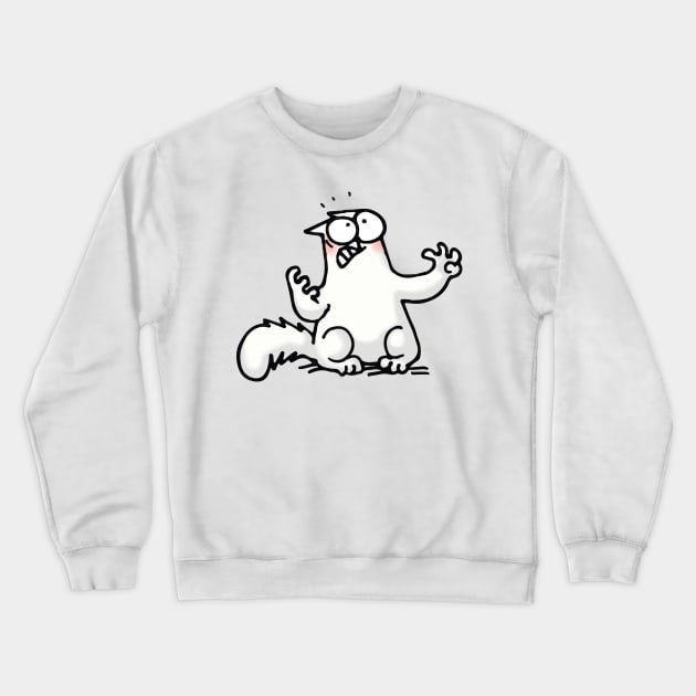 Simon's Cat Crewneck Sweatshirt by titusbenton